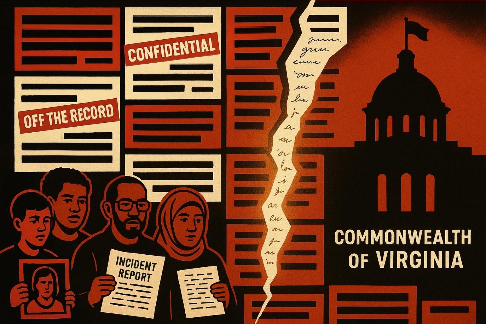 Graphic for UPROAR report on the Spanberger campaign listening session