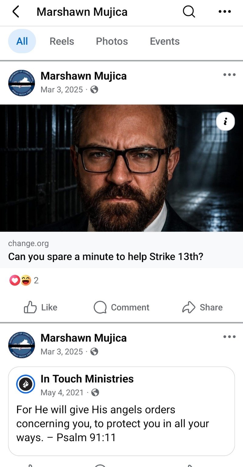 Marshawn shares Strike 13th Change.org petition